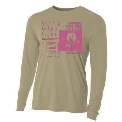 Support Catgirl Research Anime Japan Cooling Performance Long Sleeve Crew