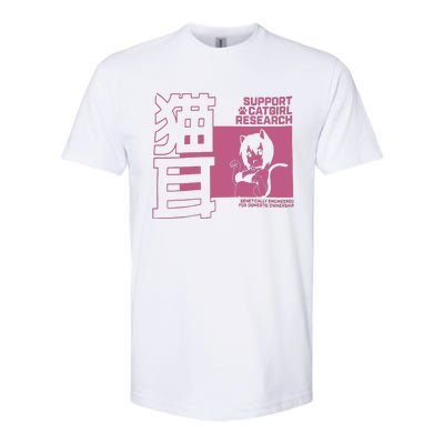 Support Catgirl Research Anime Japan Softstyle CVC T-Shirt