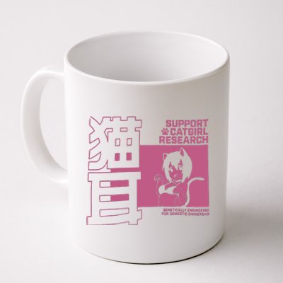 Support Catgirl Research Anime Japan Coffee Mug