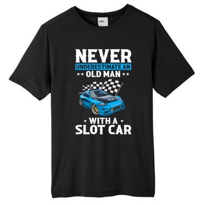 Slot Car Racing Quote For Slot Car And Rc Cars Cute Gift Tall Fusion ChromaSoft Performance T-Shirt