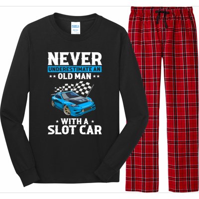 Slot Car Racing Quote For Slot Car And Rc Cars Cute Gift Long Sleeve Pajama Set