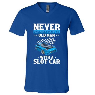 Slot Car Racing Quote For Slot Car And Rc Cars Cute Gift V-Neck T-Shirt