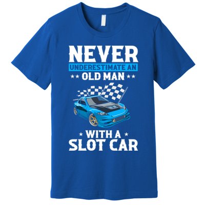 Slot Car Racing Quote For Slot Car And Rc Cars Cute Gift Premium T-Shirt