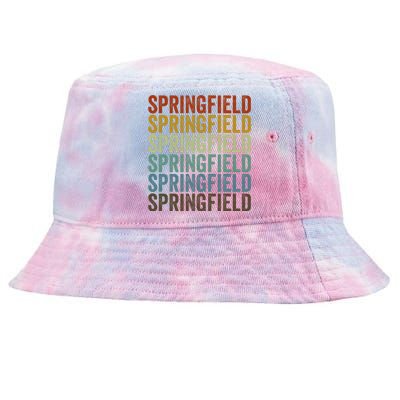 Springfield City Retro Tie-Dyed Bucket Hat