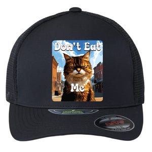 Sad Cat Resistance DonT Eat Me Advocacy Flexfit Unipanel Trucker Cap