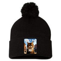 Sad Cat Resistance DonT Eat Me Advocacy Pom Pom 12in Knit Beanie