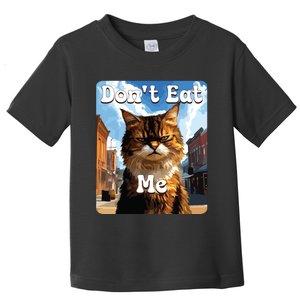 Sad Cat Resistance DonT Eat Me Advocacy Toddler T-Shirt