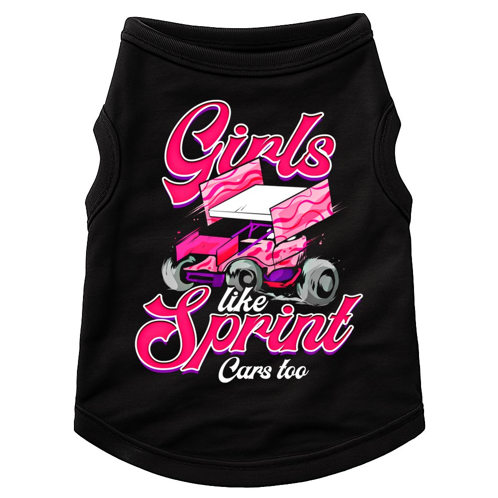 Sprint Car Racing Motorsports Dirt Track Cars Gift Doggie Tank