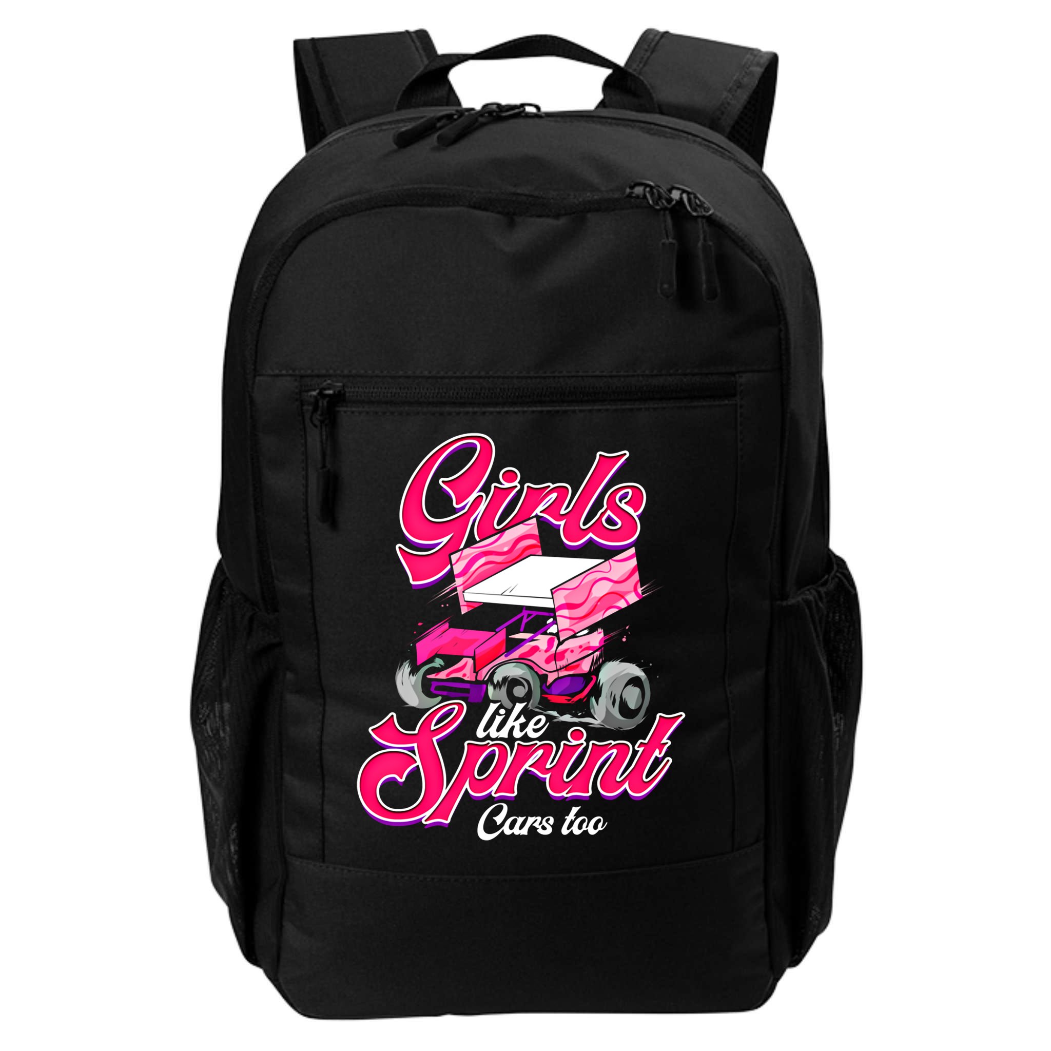 Sprint Car Racing Motorsports Dirt Track Cars Gift Backpack
