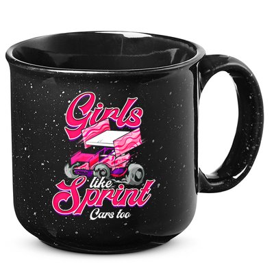 Sprint Car Racing Motorsports Dirt Track Cars Gift 15oz Campfire Ceramic Mug
