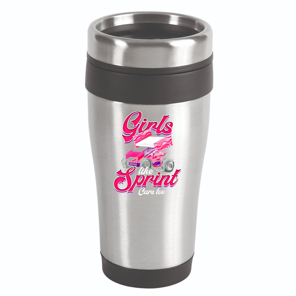 Sprint Car Racing Motorsports Dirt Track Cars Gift 16oz Travel Tumbler