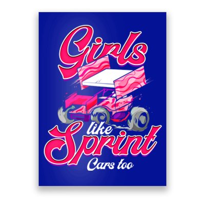 Sprint Car Racing Motorsports Dirt Track Cars Gift Poster