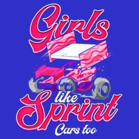 Sprint Car Racing Motorsports Dirt Track Cars Gift Kids T-Shirt