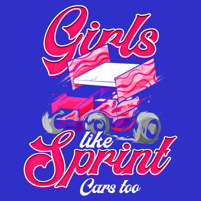 Sprint Car Racing Motorsports Dirt Track Cars Gift Zip Tote Bag
