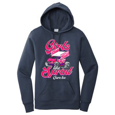 Sprint Car Racing Motorsports Dirt Track Cars Gift Women's Pullover Hoodie