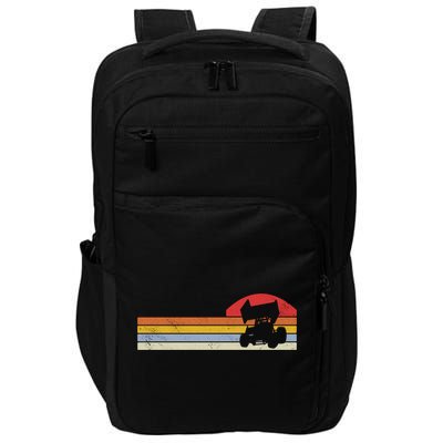 Sprint Car Racing Vintage Gift Impact Tech Backpack