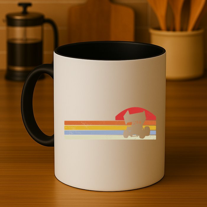 Sprint Car Racing Vintage Gift Mug