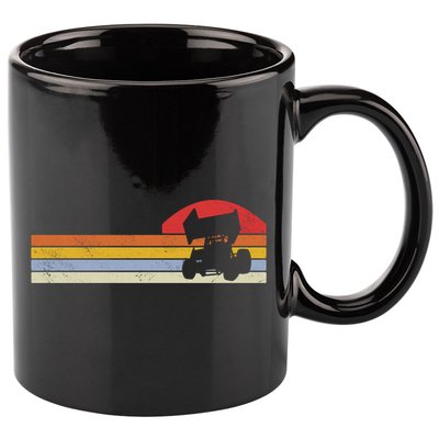 Sprint Car Racing Vintage Gift 11oz C Handle Ceramic Mug