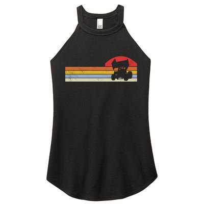 Sprint Car Racing Vintage Gift Women's Perfect Tri Rocker Tank
