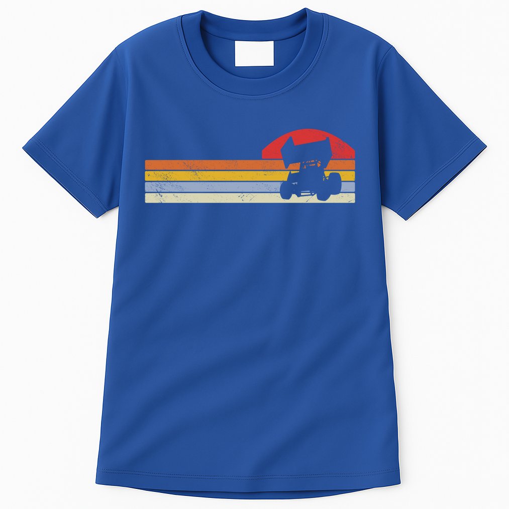 Sprint Car Racing Vintage Gift Tall T-Shirt