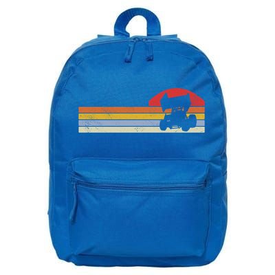 Sprint Car Racing Vintage Gift 16 in Basic Backpack