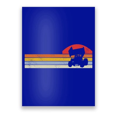Sprint Car Racing Vintage Gift Poster