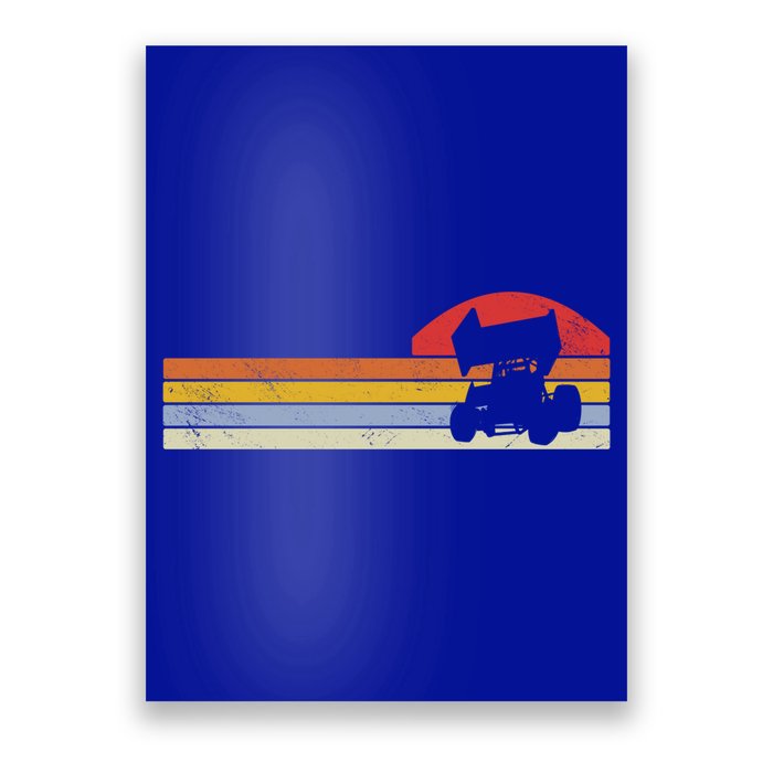 Sprint Car Racing Vintage Gift Poster