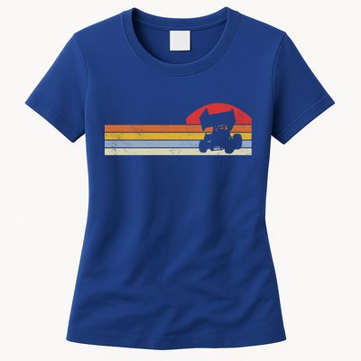 Sprint Car Racing Vintage Gift Womens T-Shirt
