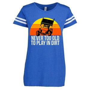 Sprint Car Racing Never Old Play Dirt Track Race Fan Gift Enza Ladies Jersey Football T-Shirt