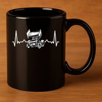 Sprint Car Racing Gift 11oz C Handle Ceramic Mug