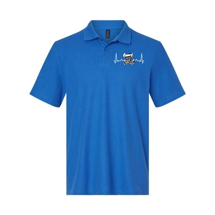 Sprint Car Racing Gift Softstyle Adult Sport Polo