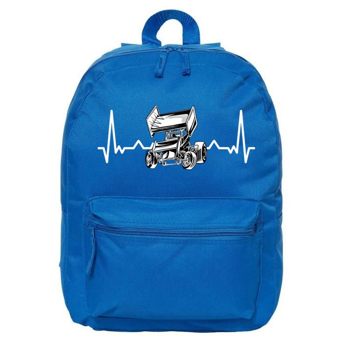 Sprint Car Racing Gift 16 in Basic Backpack
