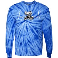 Sprint Car Racing Gift Tie-Dye Long Sleeve Shirt