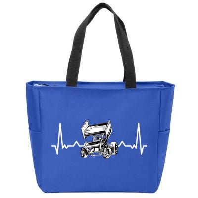 Sprint Car Racing Gift Zip Tote Bag