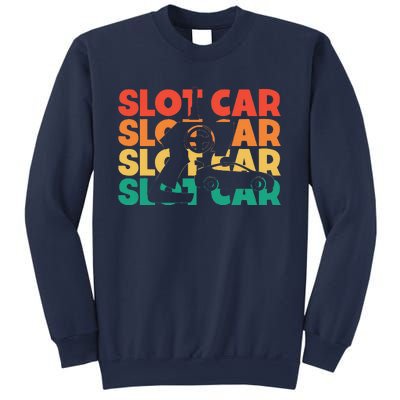 Slot Car Retro Text Rc Car Mini Car Slot Car Slotcar Sweatshirt