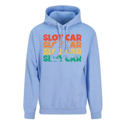 Slot Car Retro Text Rc Car Mini Car Slot Car Slotcar Unisex Surf Hoodie