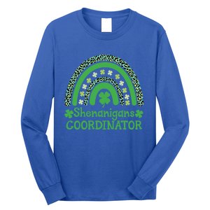 Shenanigans Coordinator Rainbow St Patricks Day Teacher Gift Long Sleeve Shirt