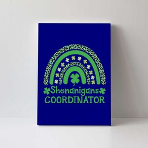 Shenanigans Coordinator Rainbow St Patricks Day Teacher Gift Canvas