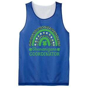 Shenanigans Coordinator Rainbow St Patricks Day Teacher Gift Mesh Reversible Basketball Jersey Tank