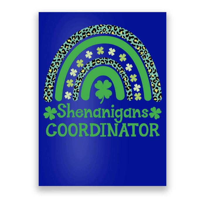 Shenanigans Coordinator Rainbow St Patricks Day Teacher Gift Poster