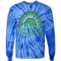 Shenanigans Coordinator Rainbow St Patricks Day Teacher Gift Tie-Dye Long Sleeve Shirt