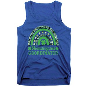 Shenanigans Coordinator Rainbow St Patricks Day Teacher Gift Tank Top