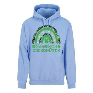 Shenanigans Coordinator Rainbow St Patricks Day Teacher Gift Unisex Surf Hoodie