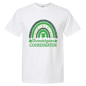 Shenanigans Coordinator Rainbow St Patricks Day Teacher Gift Garment-Dyed Heavyweight T-Shirt