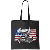 Sprint Car Racing Usa Flag Gift Bag