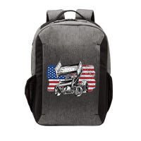 Sprint Car Racing Usa Flag Gift Vector Backpack