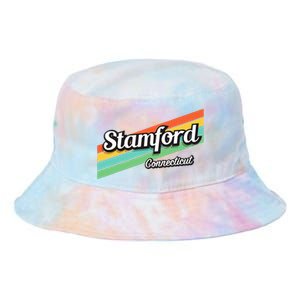 Stamford Connecticut Retro Tie Dye Newport Bucket Hat