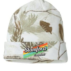 Stamford Connecticut Retro Kati Licensed 12" Camo Beanie