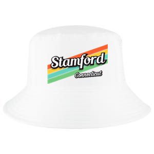 Stamford Connecticut Retro Cool Comfort Performance Bucket Hat