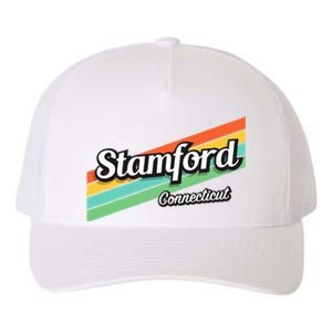 Stamford Connecticut Retro Yupoong Adult 5-Panel Trucker Hat